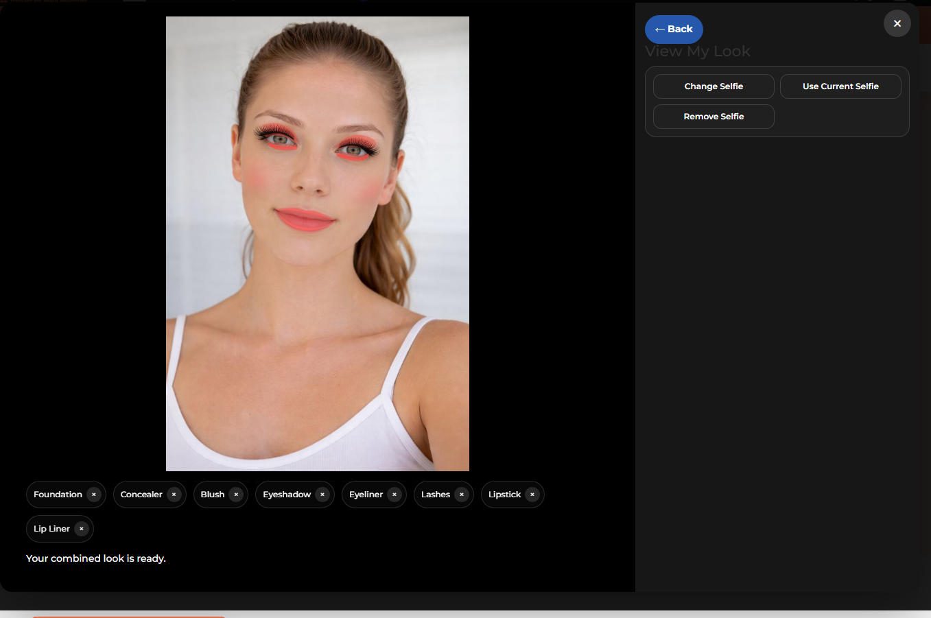 View My Look combined preview